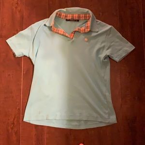 Light blue Burberry t-shirt